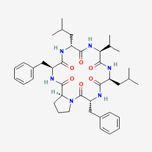 Chemical structure of Phepropeptin B