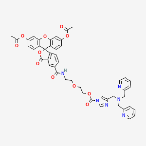 Chemical structure of AIZin2