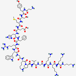 Chemical structure of Alsactide (trifluoroacetate salt)