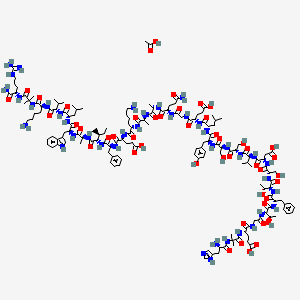 Chemical structure of Taspoglutide (acetate)
