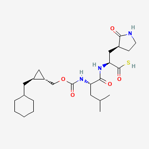 Chemical structure of P9R (trifluoroacetate salt)