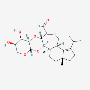Chemical structure of Erinacin B