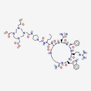 Chemical structure of CCZ01048 (trifluoroacetate salt)