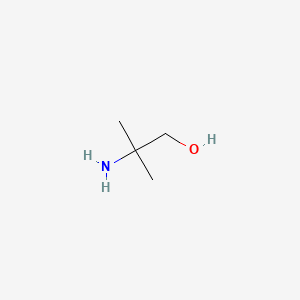 Chemical structure of 2-Amino-2-methyl-1-propanol