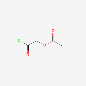 Chemical structure of Acetoxyacetyl chloride