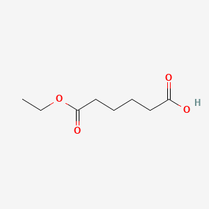 Chemical structure of 1-Ethyl hexanedioate