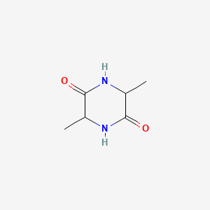Chemical structure of Alanine anhydride