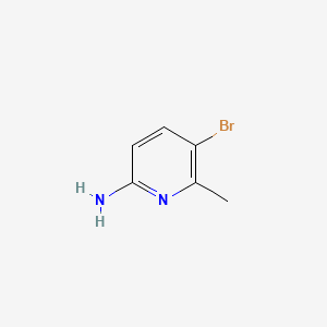 Chemical structure of 6-AMINO-3-BROMO-2-METHYLPYRIDINE