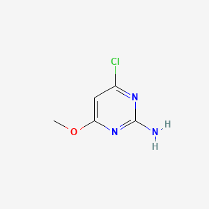 Chemical structure of 2-Amino-4-chloro-6-methoxypyrimidine
