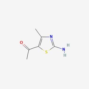 Chemical structure of 5-Acetyl-2-amino-4-methylthiazole