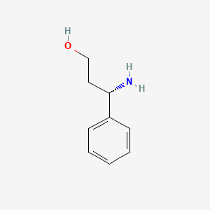 Chemical structure of (S)-1-Phenyl-3-propanolamine
