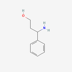 Chemical structure of 3-Amino-3-phenyl-1-propanol