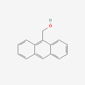 Chemical structure of 9-Anthracenemethanol