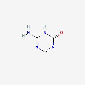 Chemical structure of 5-Azacytosine