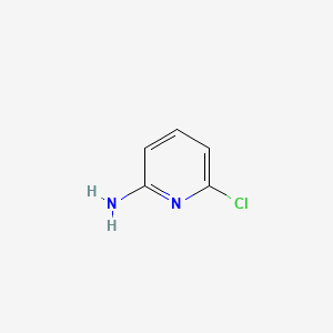 Chemical structure of 2-Amino-6-chloropyridine