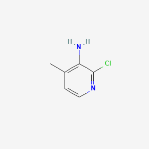 Chemical structure of 3-Amino-2-chloro-4-picoline