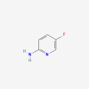 Chemical structure of 2-Amino-5-fluoropyridine