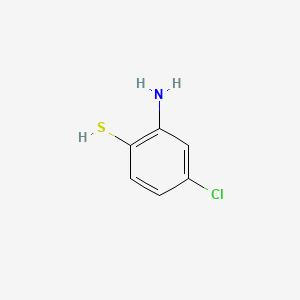 Chemical structure of 2-Amino-4-chlorobenzenethiol