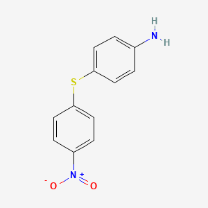 Chemical structure of 4-(p-Nitrophenylthio)aniline