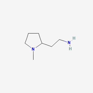 Chemical structure of 2-(2-Aminoethyl)-1-methylpyrrolidine