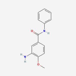 Chemical structure of 3-Amino-4-methoxybenzanilide