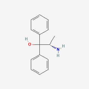 Chemical structure of (S)-(-)-2-Amino-1,1-diphenyl-1-propanol