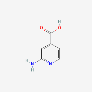 Chemical structure of 2-Aminoisonicotinic acid