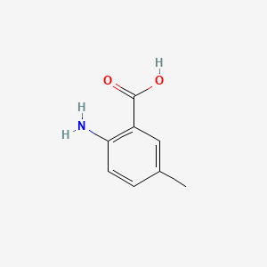 Chemical structure of 2-Amino-5-methylbenzoic acid