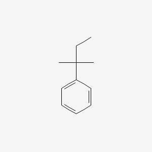 Chemical structure of tert-Amylbenzene