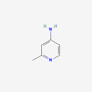 Chemical structure of 4-Amino-2-methylpyridine