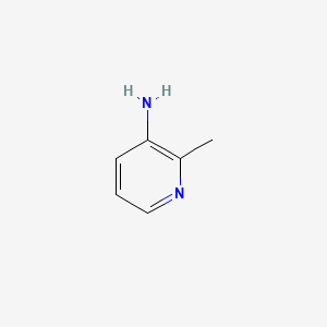 Chemical structure of 3-Amino-2-methylpyridine