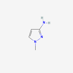 Chemical structure of 3-Amino-1-methylpyrazole