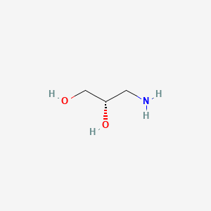 Chemical structure of (S)-3-Amino-1,2-propanediol