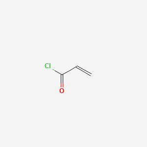 Chemical structure of Acryloyl chloride