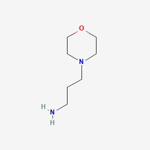 Chemical structure of N-aminopropylmorpholine