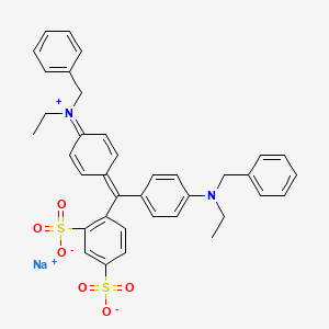 Chemical structure of Alphazurine A