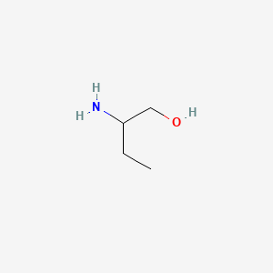Chemical structure of 2-Amino-1-butanol