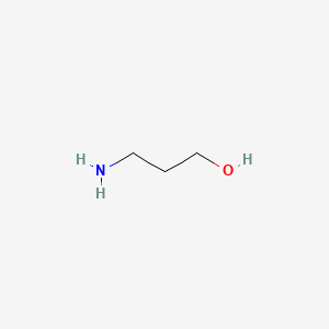 Chemical structure of 3-Amino-1-propanol