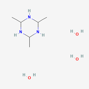 Chemical structure of Acetaldehyde ammonia trimer
