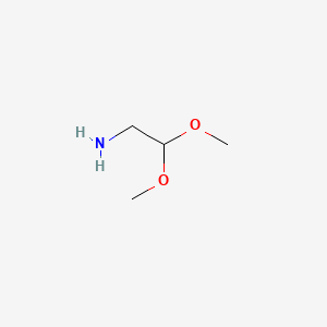 Chemical structure of Aminoacetaldehyde dimethyl acetal