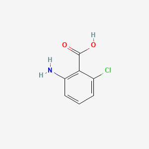 Chemical structure of 2-Amino-6-chlorobenzoic acid
