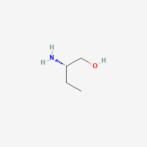Chemical structure of 2-Amino-1-butanol, (+)-