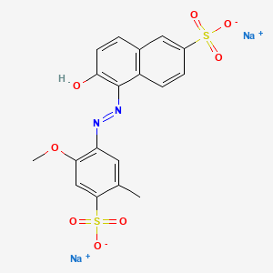 Chemical structure of Allura Red AC