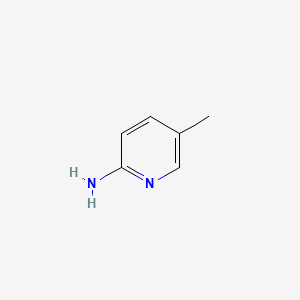 Chemical structure of 2-Amino-5-methylpyridine