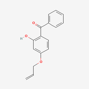 Chemical structure of 4-Allyloxy-2-hydroxybenzophenone
