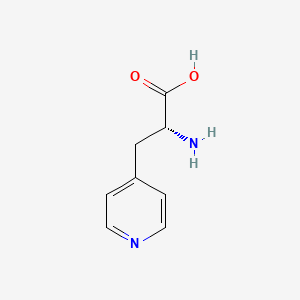 Chemical structure of 3-(4-Pyridyl)-D-alanine