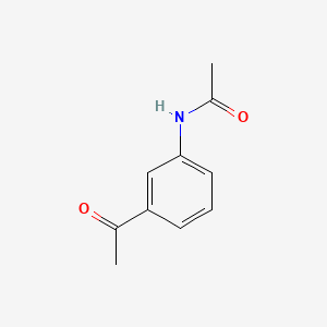 Chemical structure of 3'-Acetamidoacetophenone