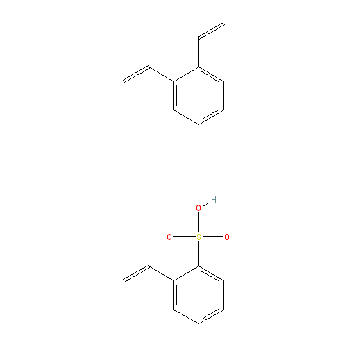Chemical structure of Amberlyst®15 ion-exchange resin