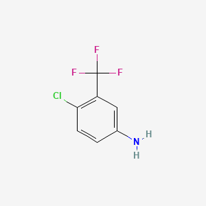Chemical structure of 5-Amino-2-chlorobenzotrifluoride