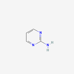 Chemical structure of 2-Aminopyrimidine